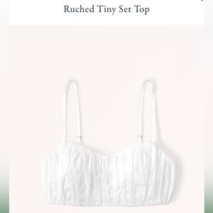 Abercrombie Ruched Tiny Set Top